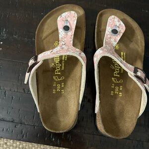 Papillio Pink Floral Thong Sandals